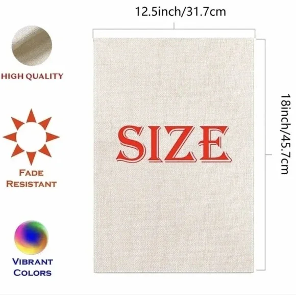 "faith family fall" garden flag, sunflowers pumpkins leaves - Picture 2 of 3